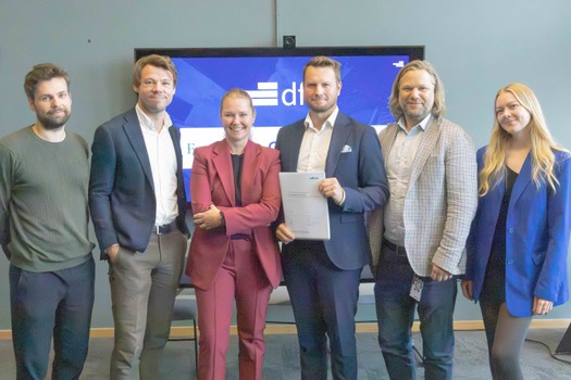 Radar Norway med prosjektteamet i DFØ. 